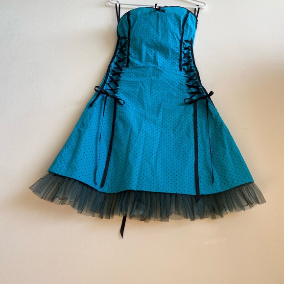 NWT Dex Rockabilly Polka Pinup Dress - Picture 9 of 9